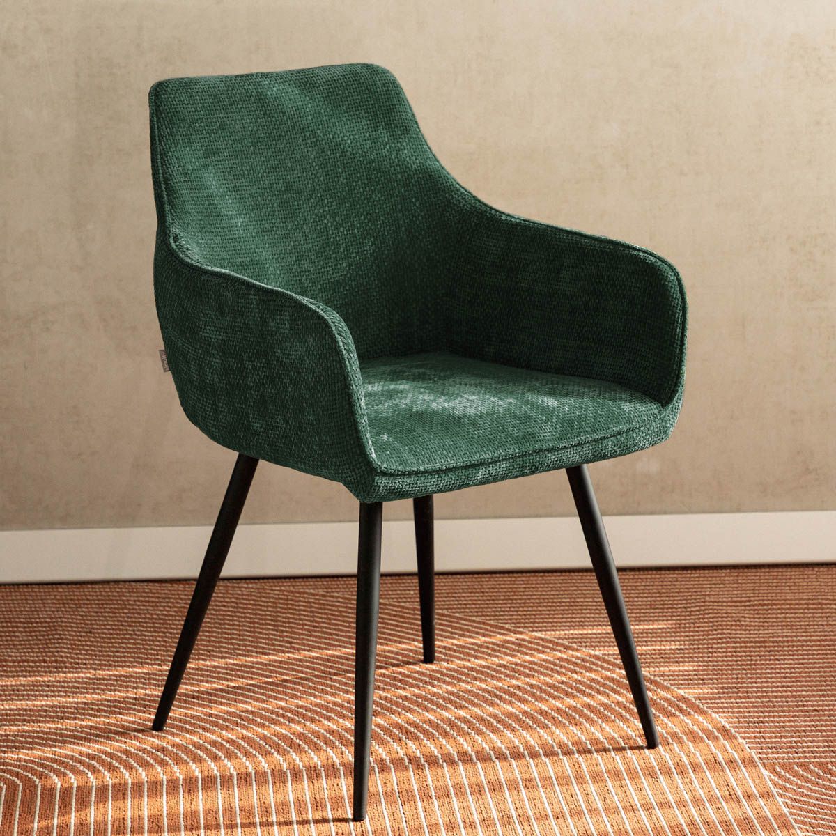 Krēsls Satis Pols 57/59/84 cm zaļs