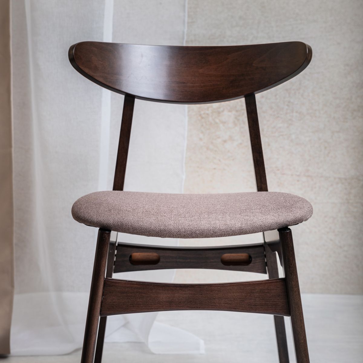 Krēsls Arus 48/55/74 cm tumši brūns