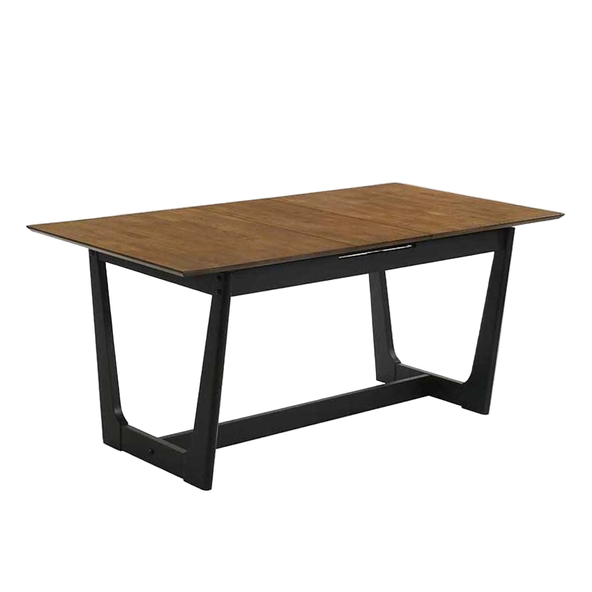 Galds Pankel 140/90/76 cm dabīgs/melns