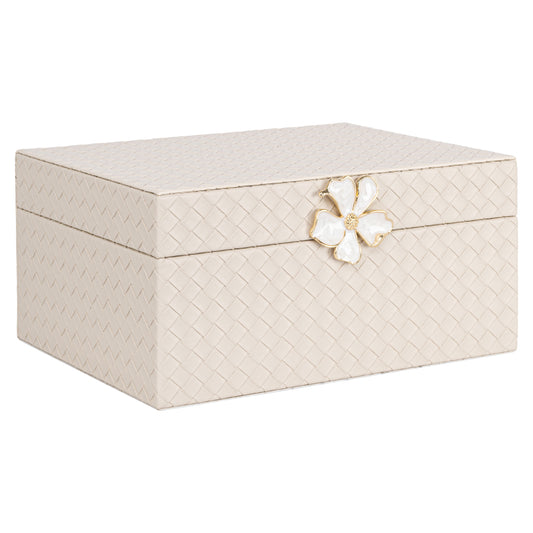 Uzglabāšanas kaste Lillie L 11/23/18,5 cm ivory