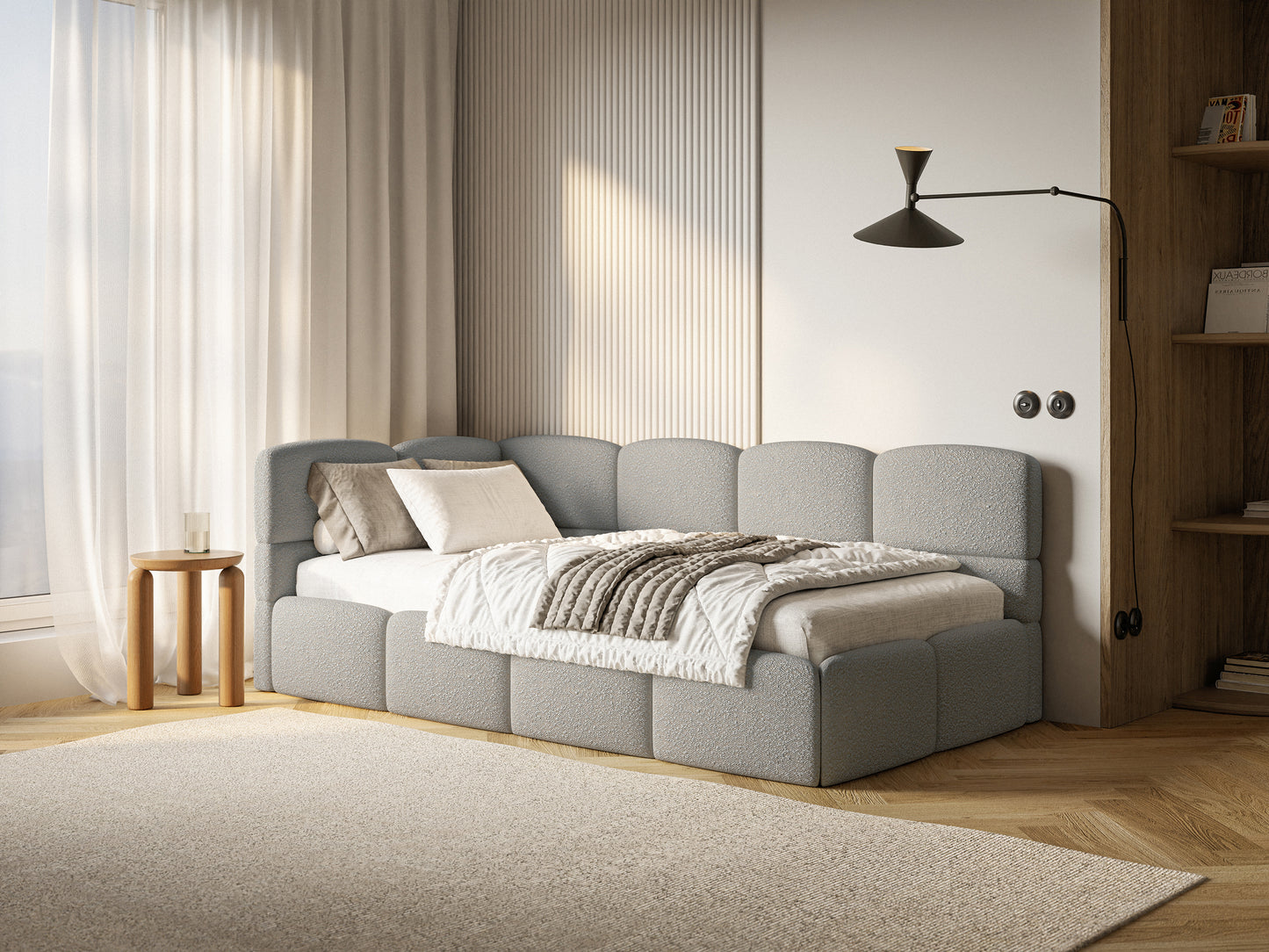 Gulta ar matraci Clod 220/88/110 cm Legend 04 - N1 Home