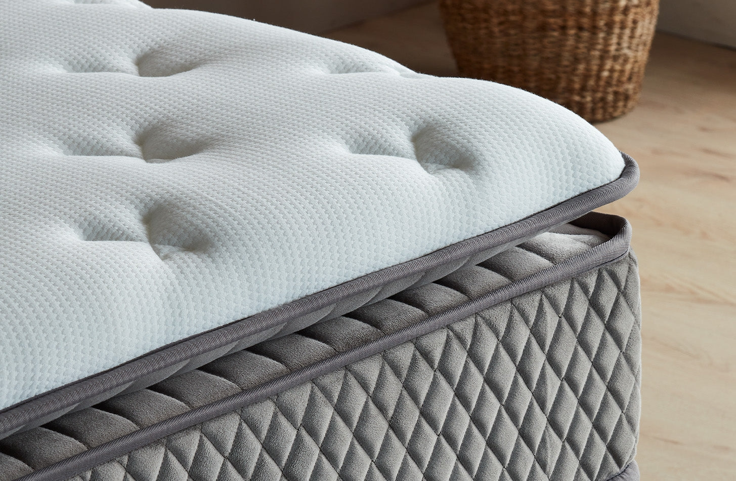 Komplekts Glazos 90/120/140/160/180 x 200 cm pelēks - N1 Home