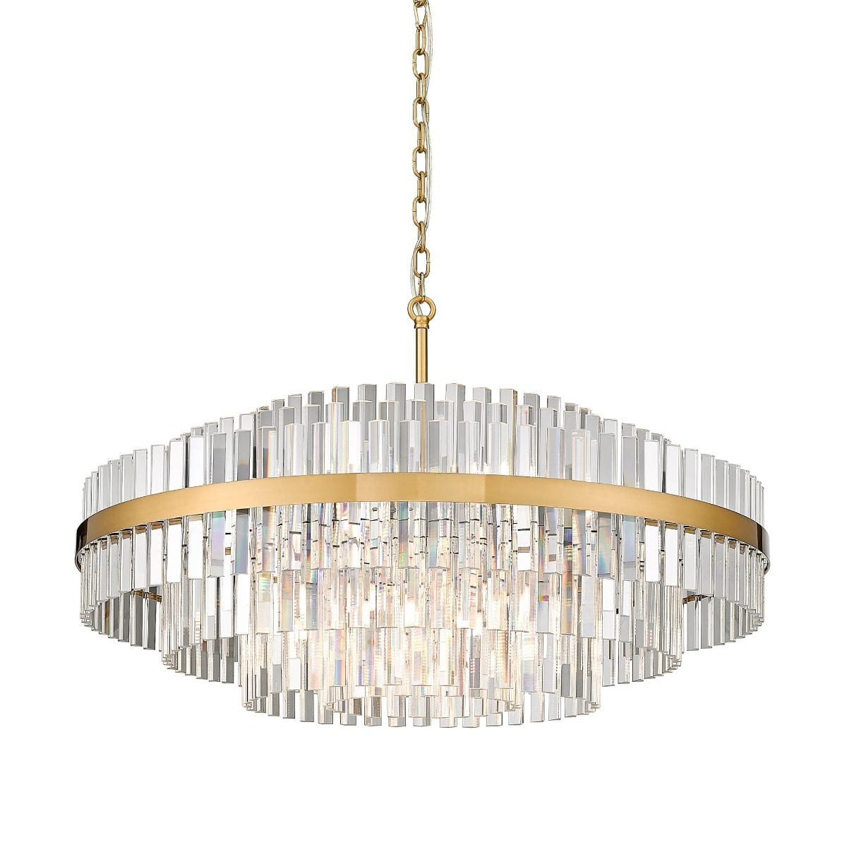 Piekaramā lampa Istanbul P0567-16A-2GAC 176/80/80 cm zelts
