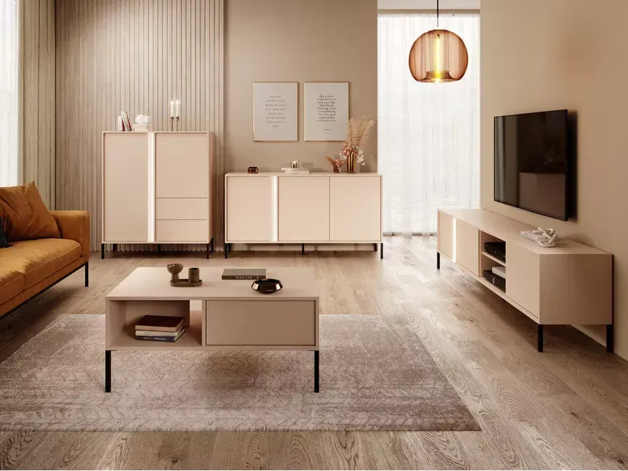 Kumode Dasty 103/81/39,5 cm kašmirs - N1 Home