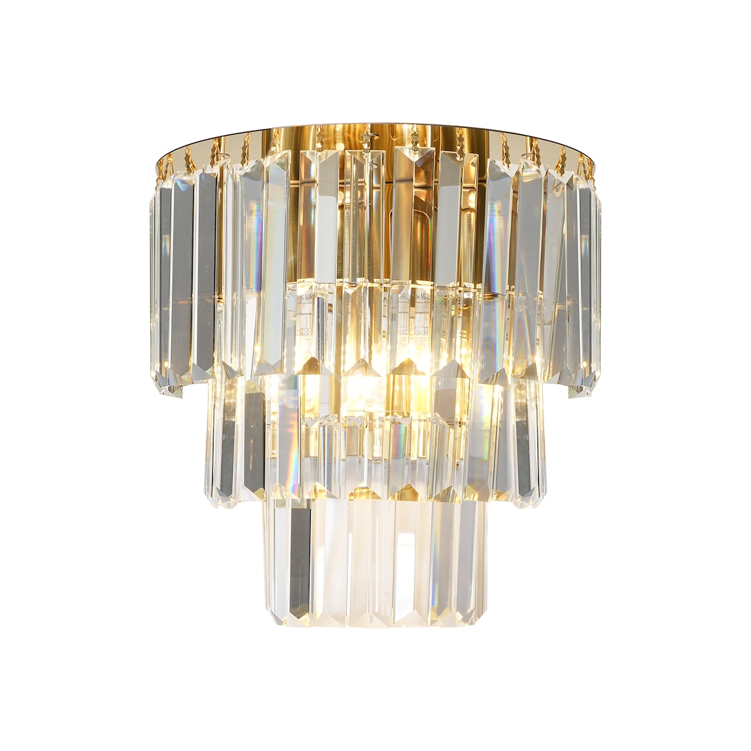 Sienas lampa 17/23 cm zelts - N1 Home