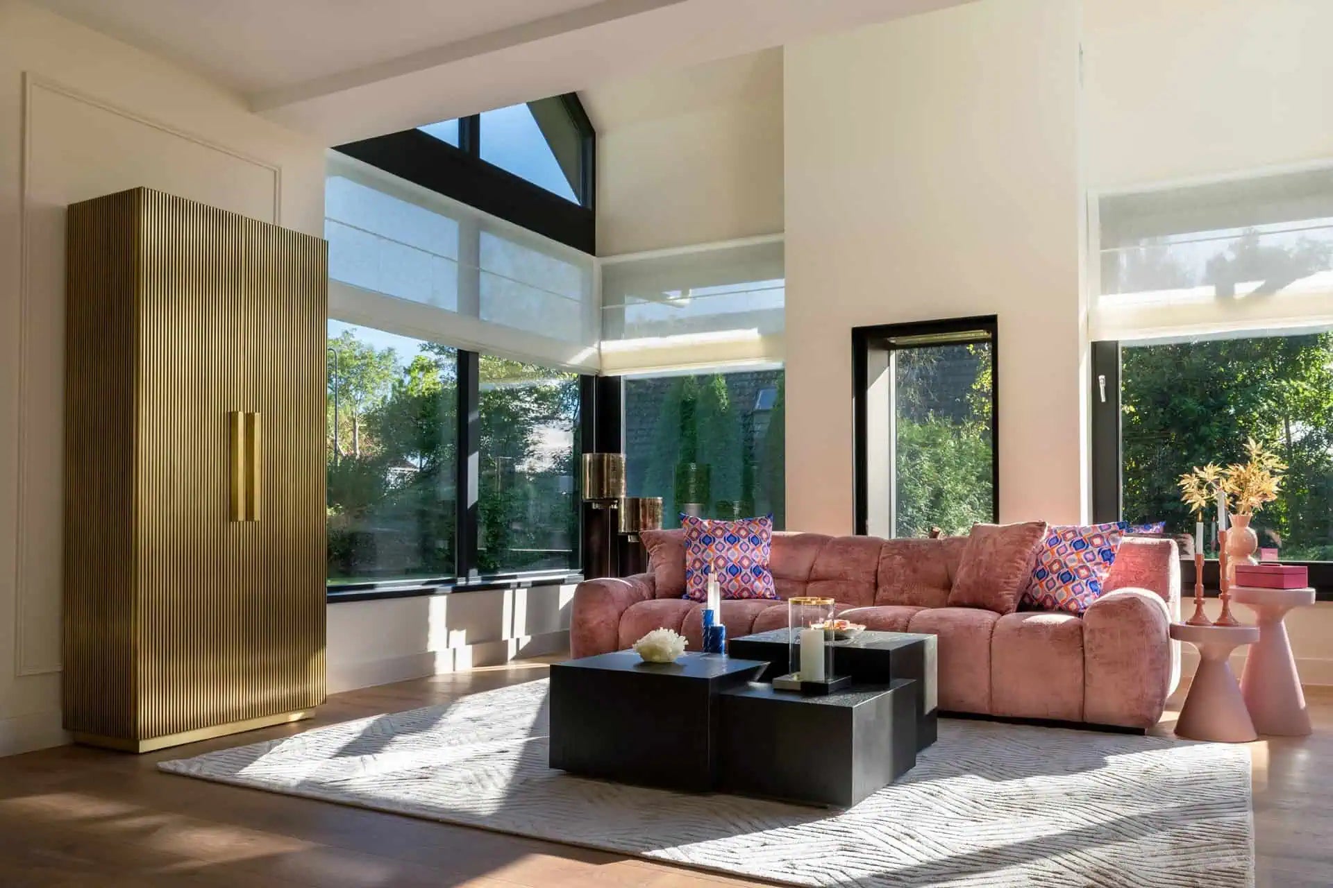 Skapis Ironville Richmond Interiors 191/80/42 cm zelts - N1 Home