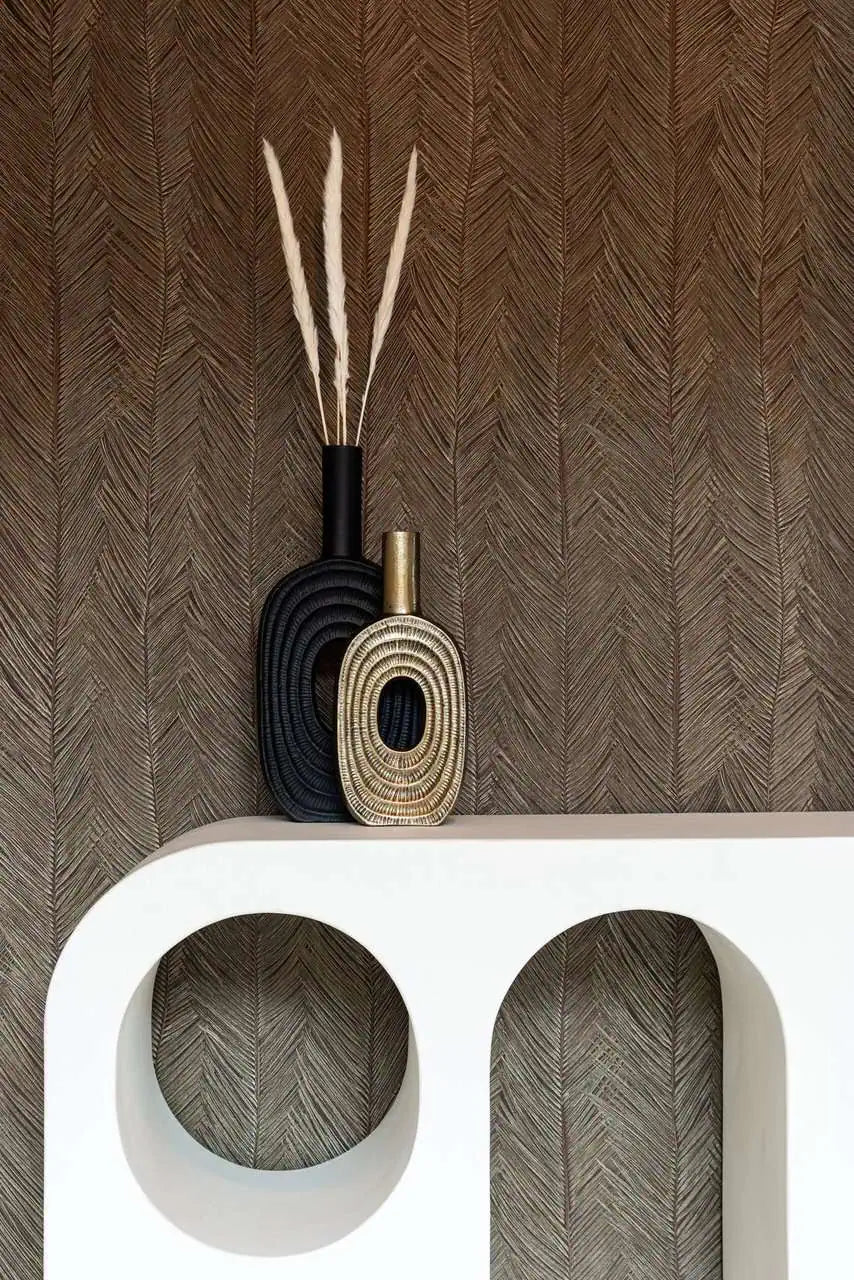 Vāze Richmond Interiors Emar big 41/18/6 cm melns - N1 Home