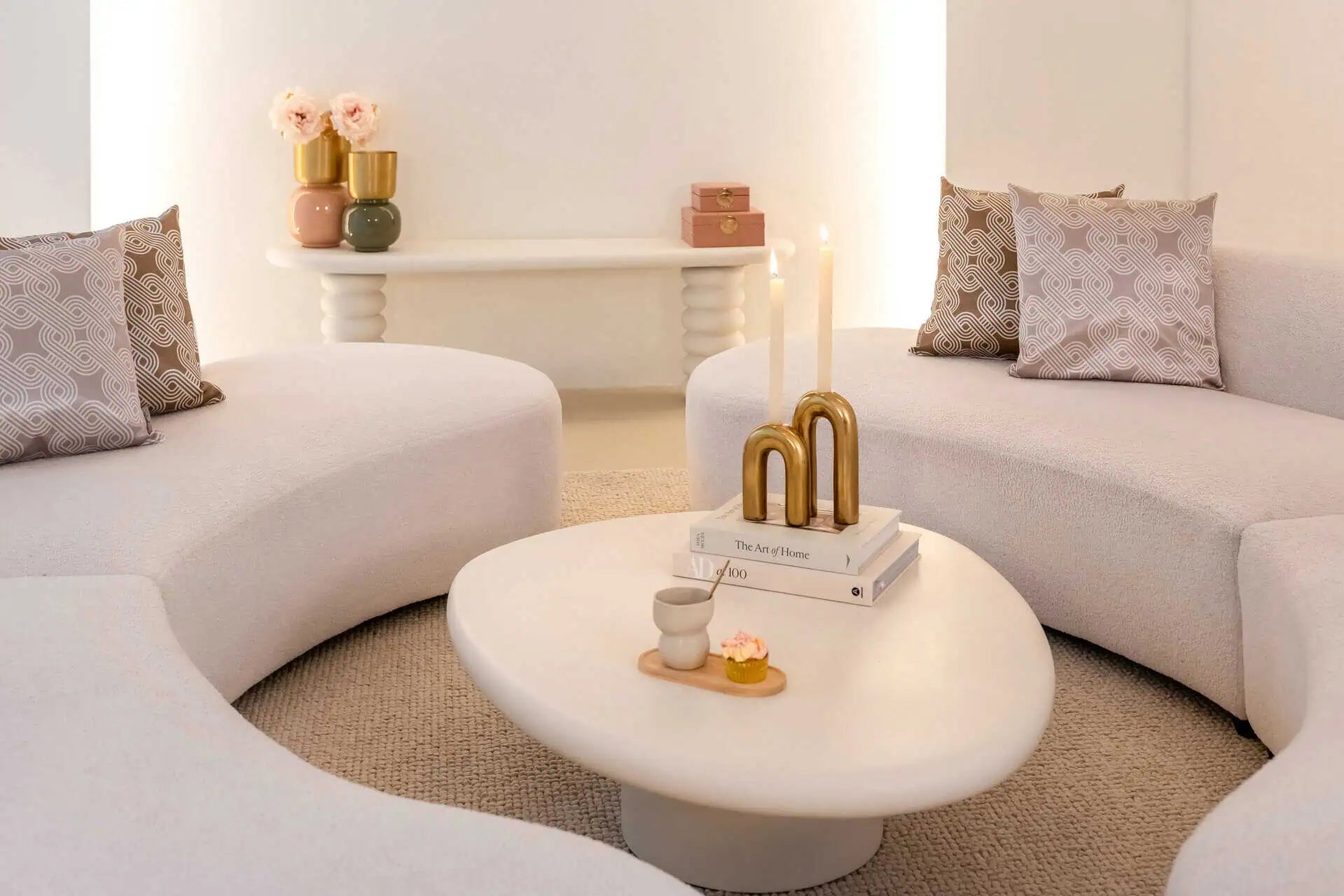 Svečturis Rowin gold large Richmond Interiors 20/12/7 cm zelts - N1 Home