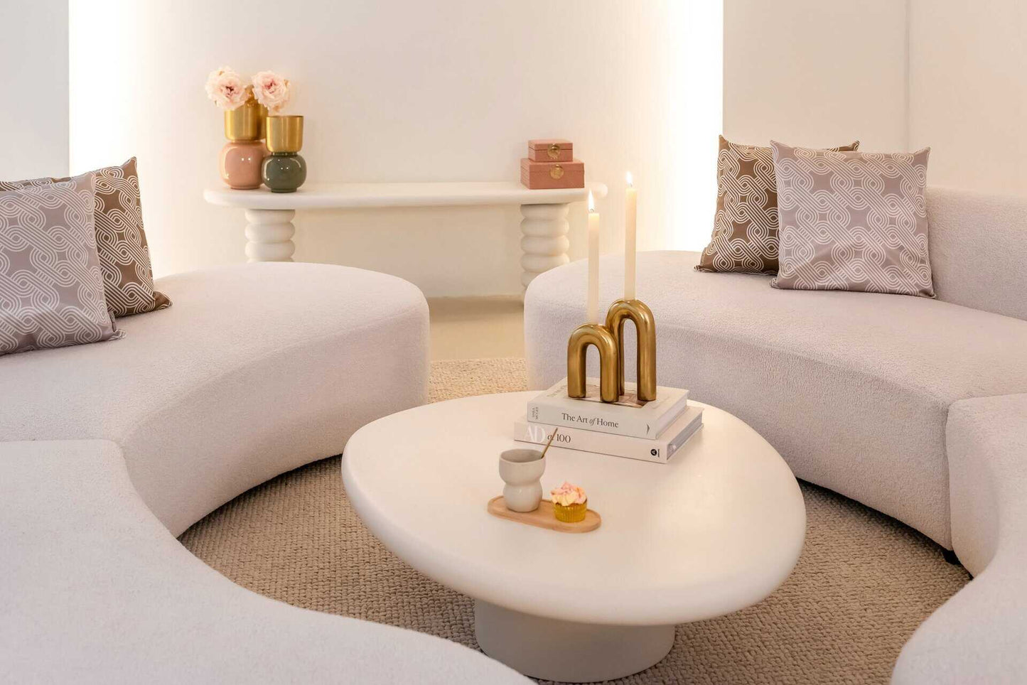 Konsole Bloomstone Richmond Interiors 170/50/40 cm balts