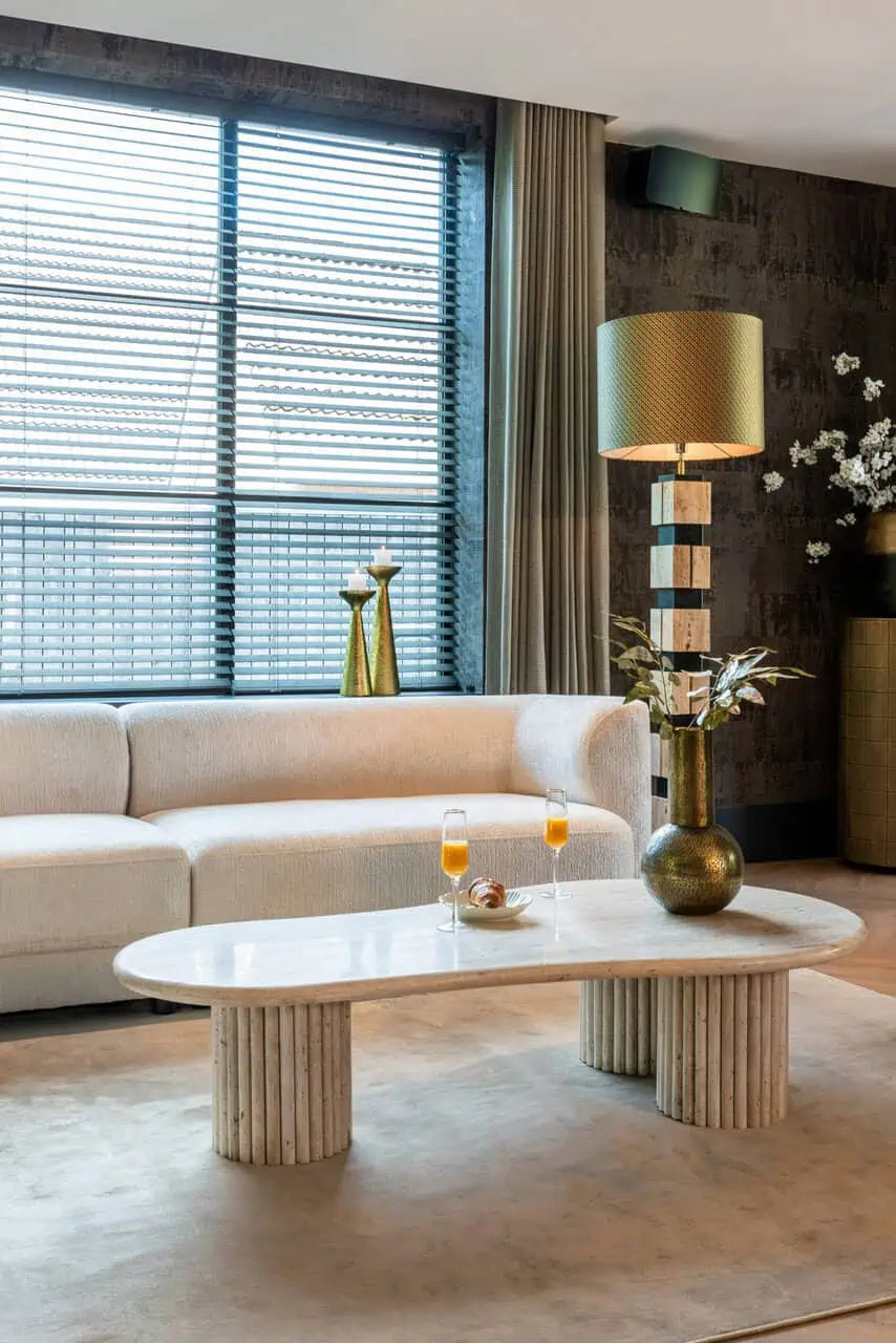 Kafijas galds La Cantera Richmond Interiors 36/150/80 cm bēšs - N1 Home