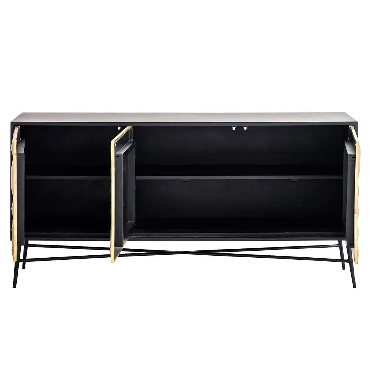 Kumode Tetro Richmond Interiors 77/160/40 cm zelts - N1 Home