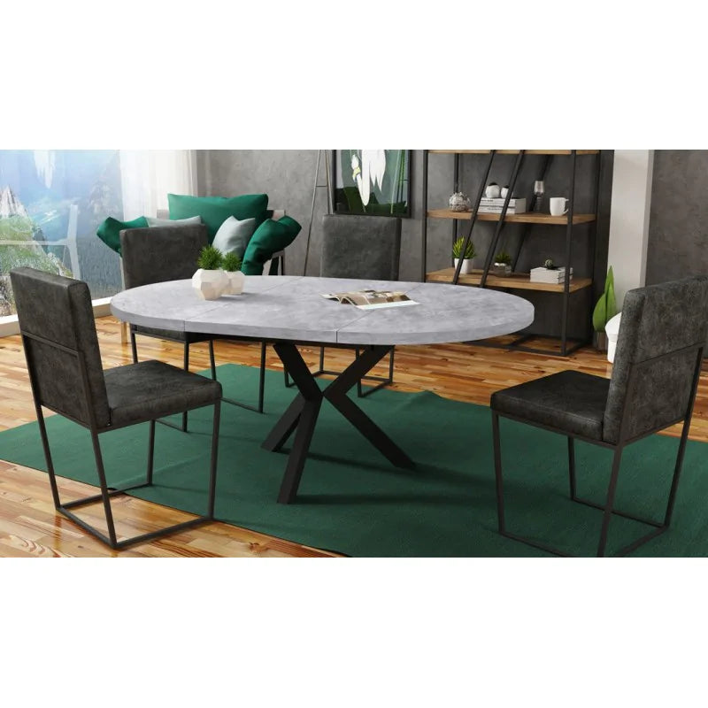 Galds Rona 100-138/76 cm Bellato pelēks - N1 Home