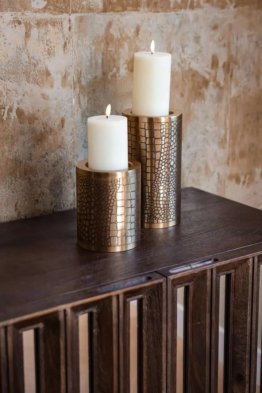 Kumode Bryant 4 durvju Richmond Interiors 81/162/43 cm brūns - N1 Home