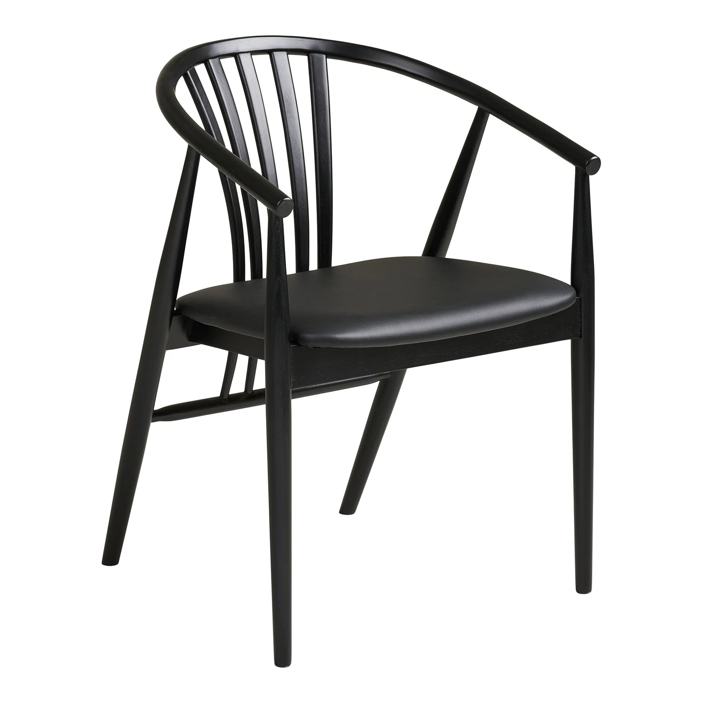 Ēdamgalda komplekts Osara 120/120-160-200/75 cm melns
