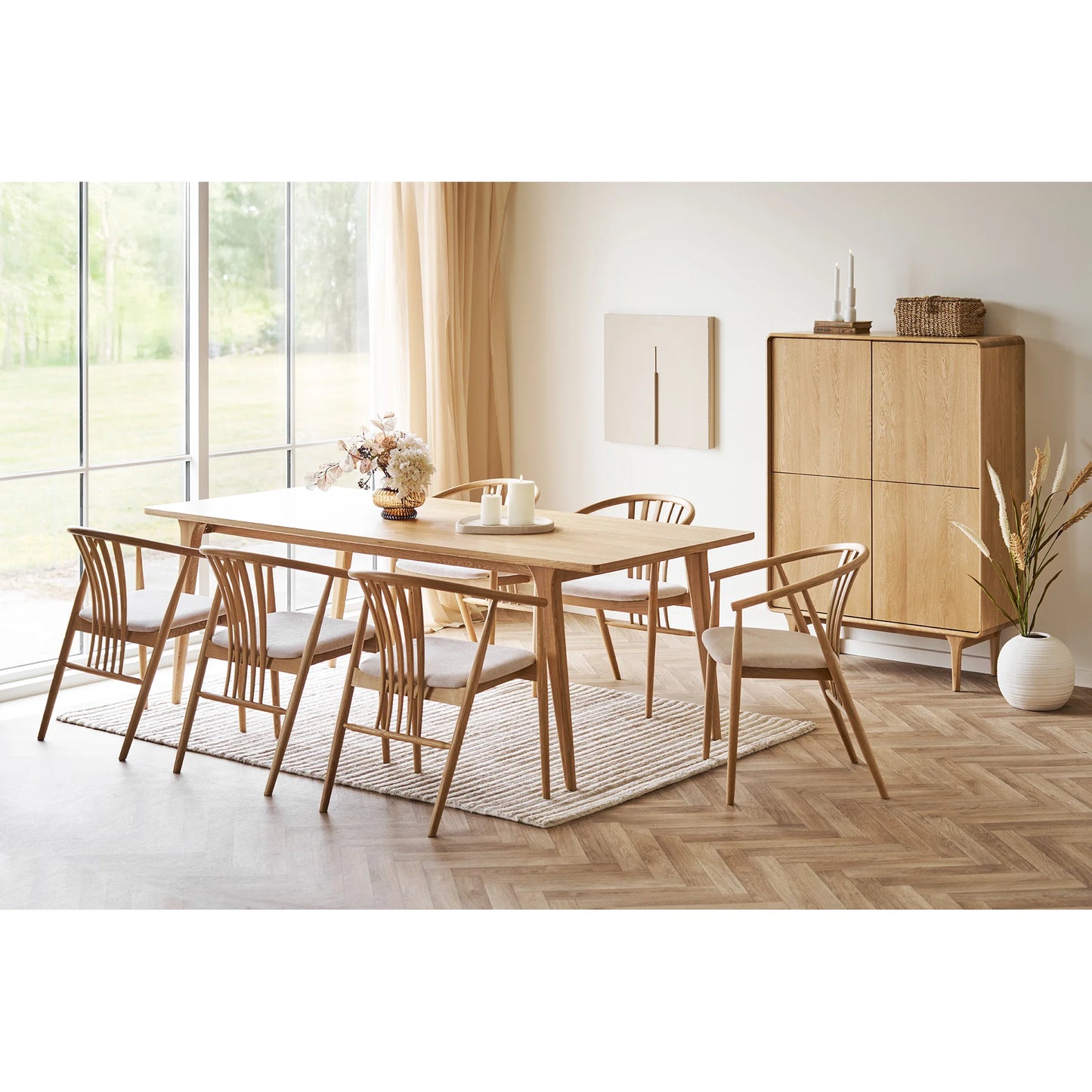 Ēdamgalda komplekts Darvas 90/180-230/75 cm ozols