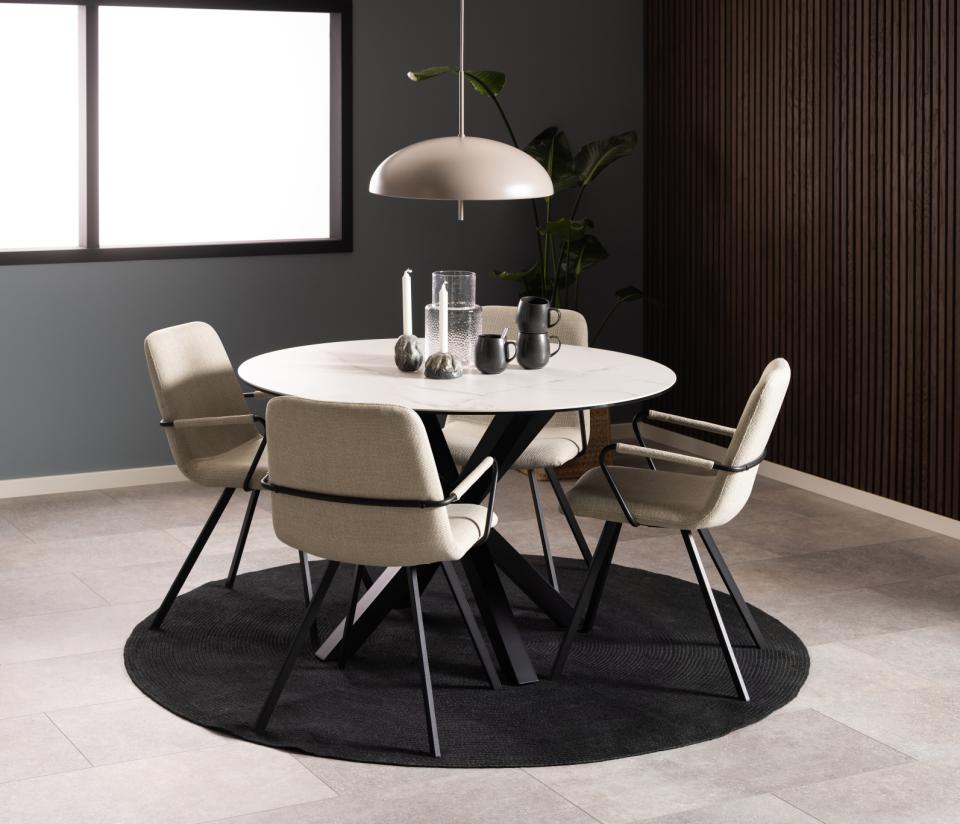 Krēsls Selin 55/50/85 cm bēšs - N1 Home