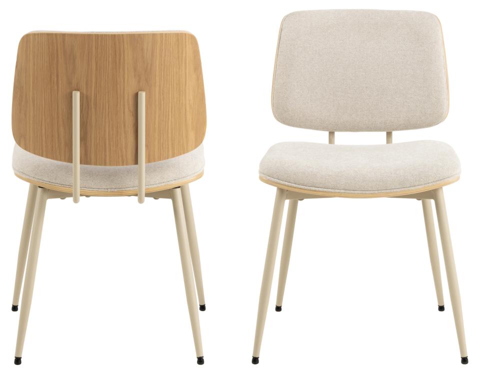 Krēsls Ow 51/52/81 cm bēšs - N1 Home