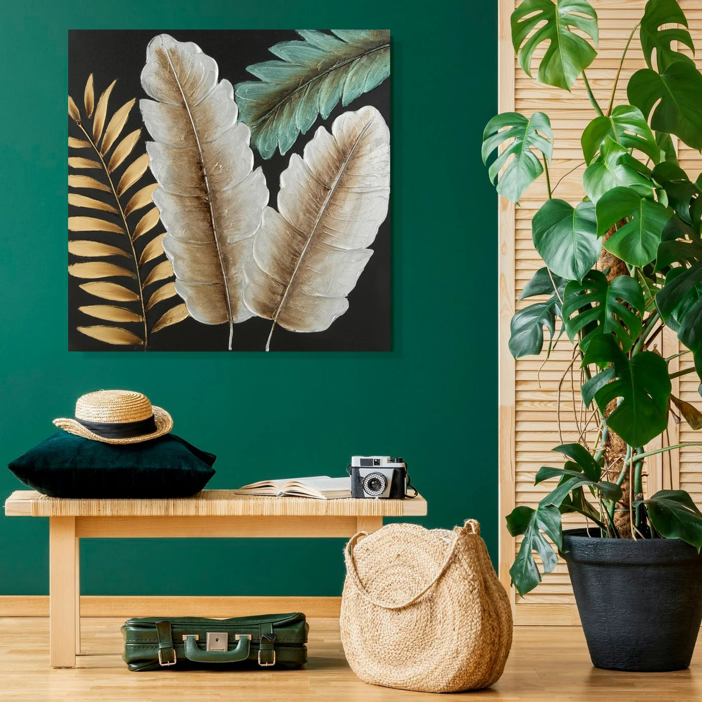 Glezna Nature 2 60/60 cm melns/bēšs - N1 Home