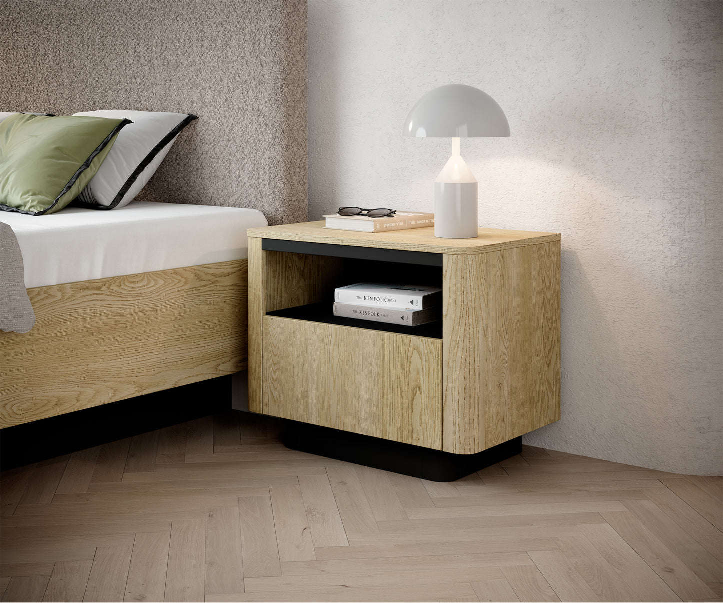 Naktsskapis Torredo 50/63/38 cm Kremona ozols