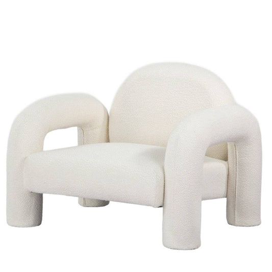 Krēsls Seda TEDDY BOUCLE 95/88/70 cm krēms