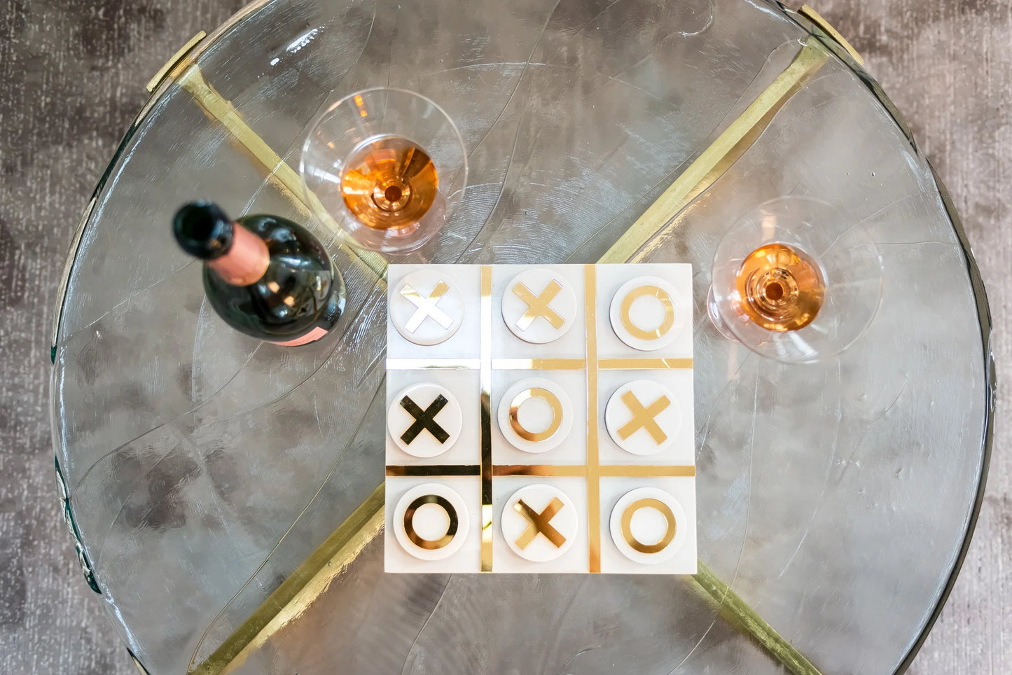 Dekoratīvs priekšmets Richmond Interiors Tic tac toe Maylie 2/26/26 cm balts - N1 Home