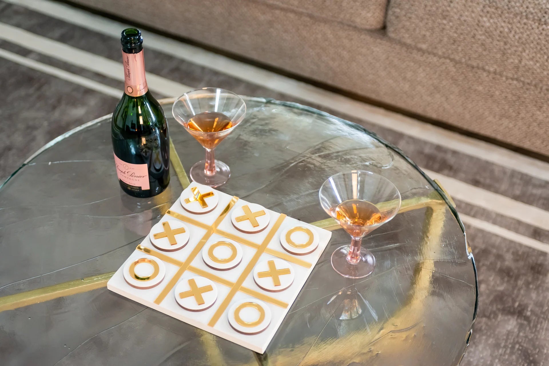 Dekoratīvs priekšmets Richmond Interiors Tic tac toe Maylie 2/26/26 cm balts - N1 Home