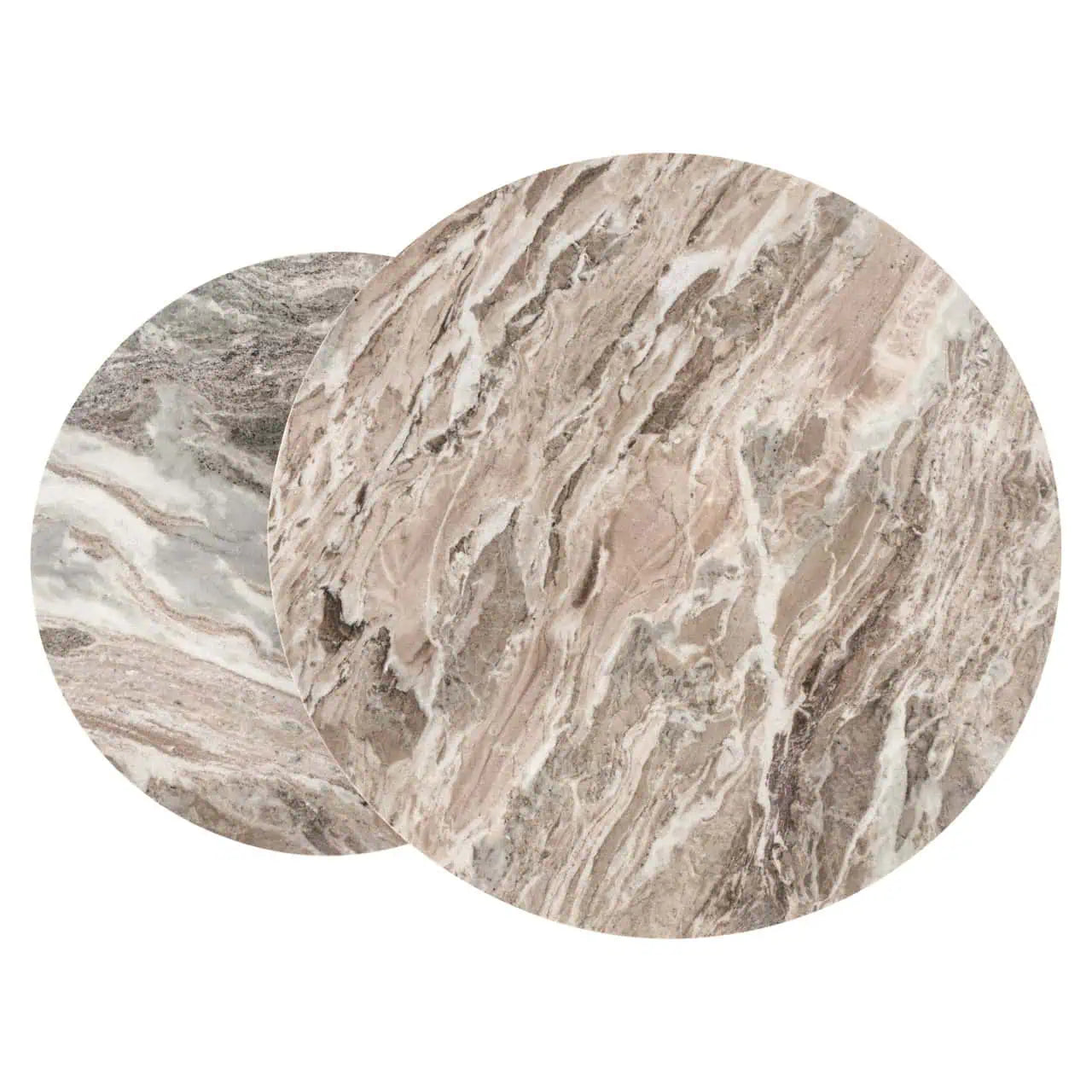 Kafijas galds Coffee table Fairfax stone (Set of 2) Richmond Interiors 40/85; 33/70 cm bēšs - N1 Home