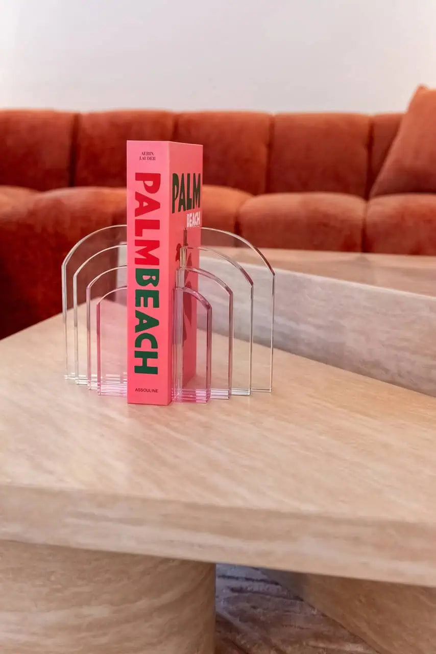 Grāmatu stendi Alissia Richmond Interiors 18/20/7 cm stikls - N1 Home