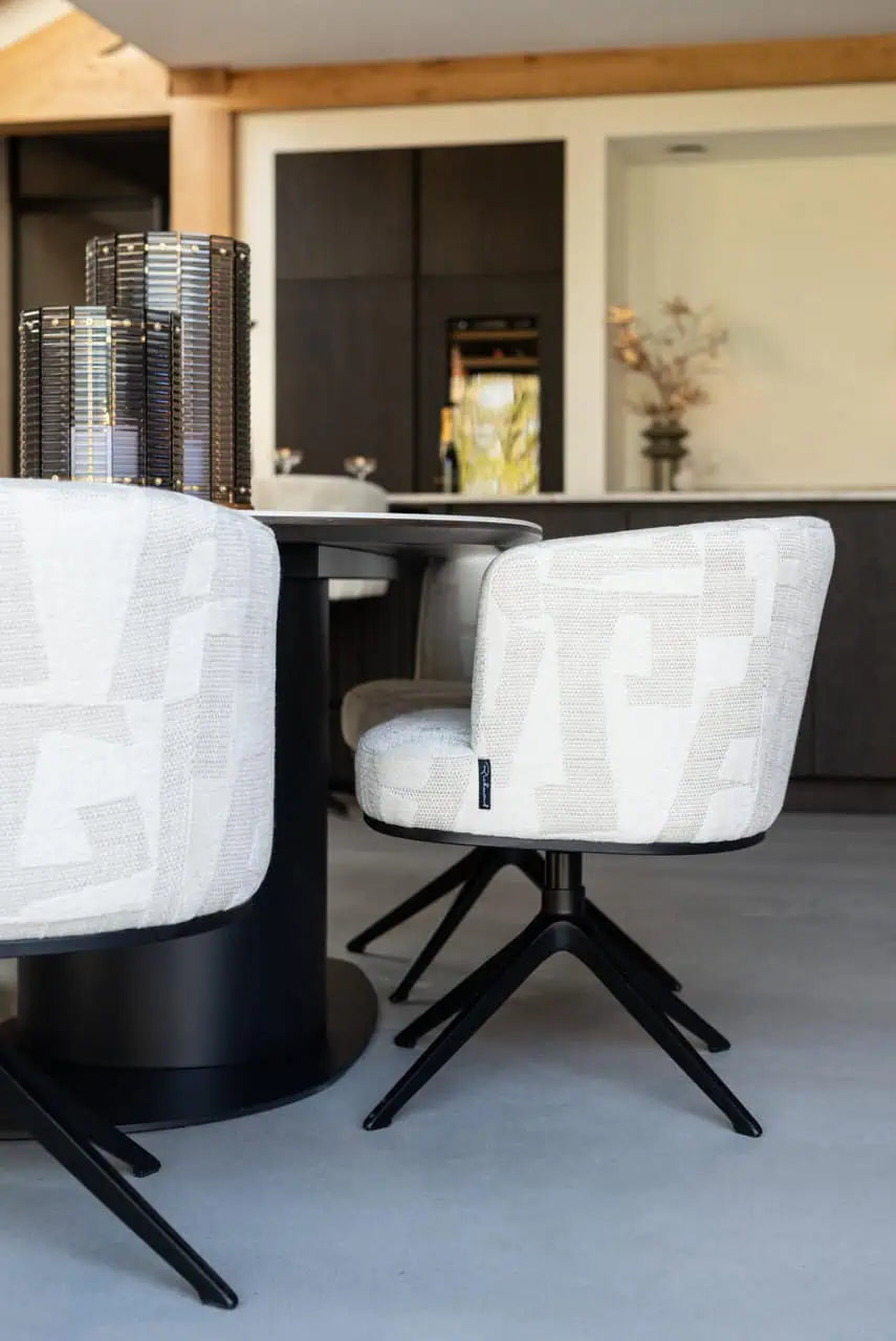 Krēsls Cheyenne Richmond Interiors 77/65/64 cm beige graffic - N1 Home