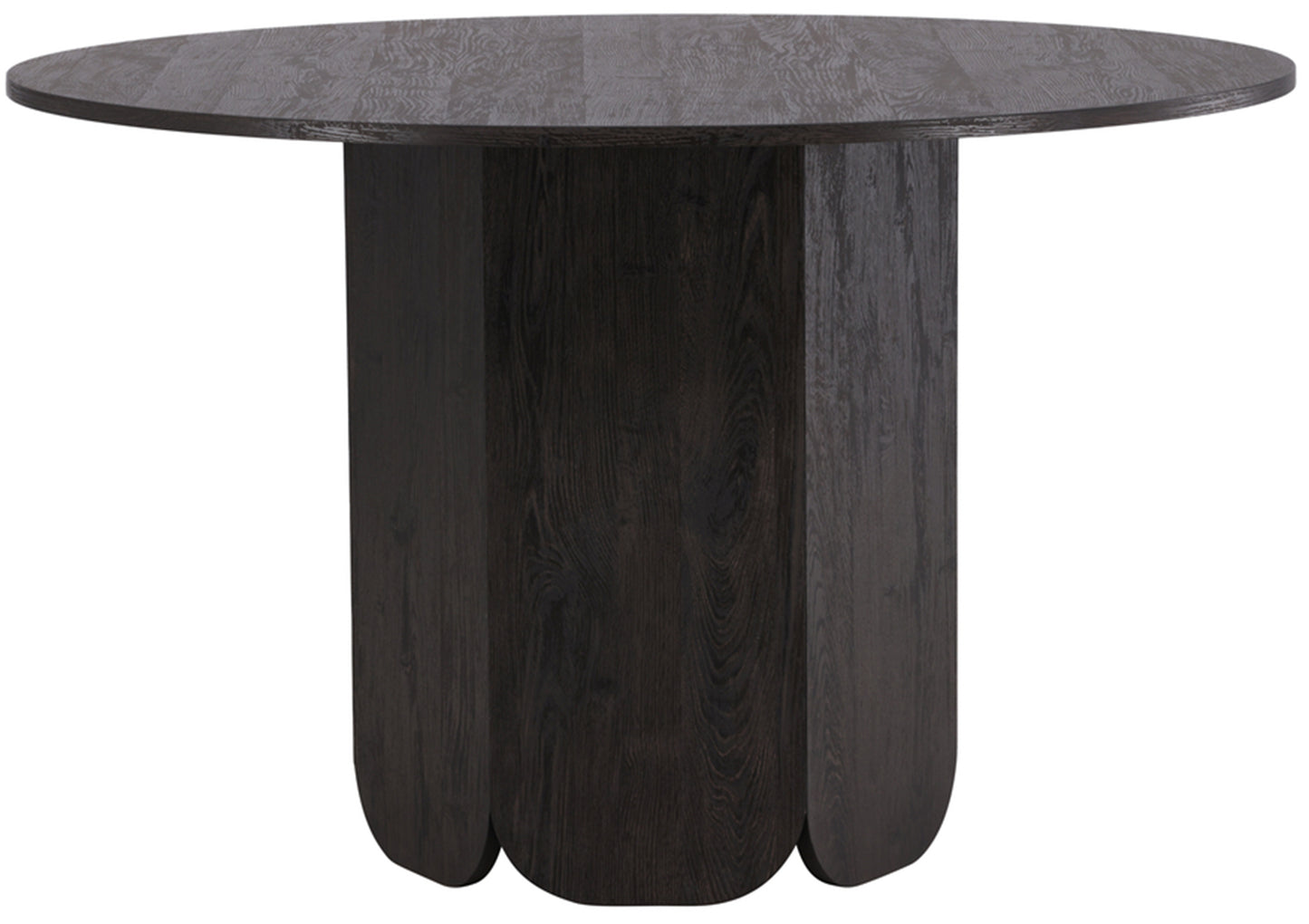 Galds Velaj 120/120/75 cm melns ozols - N1 Home