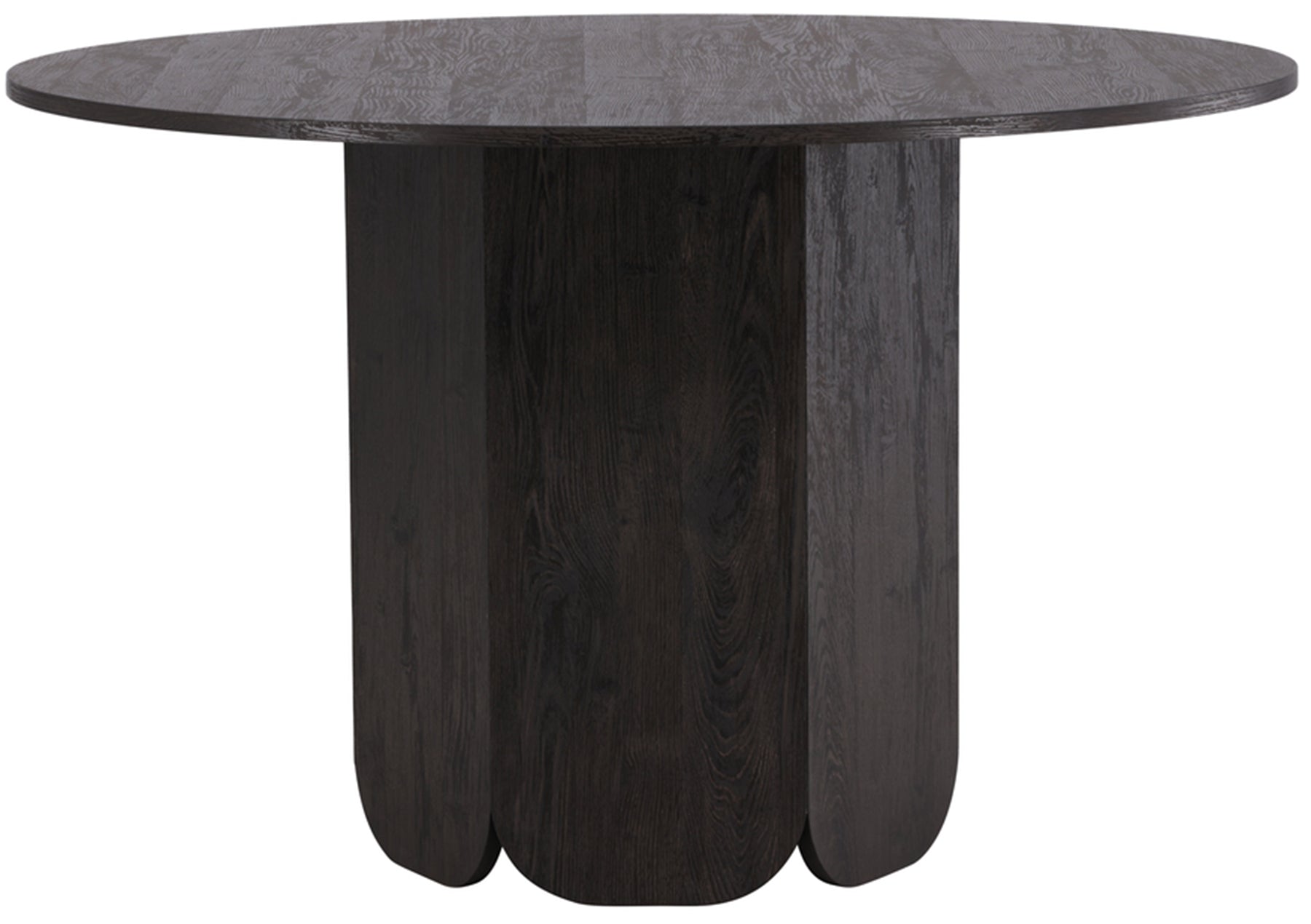 Galds Velaj 120/120/75 cm melns ozols - N1 Home