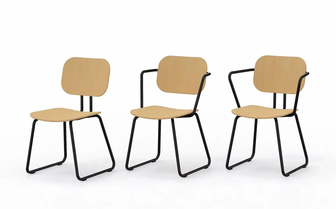 Krēsls Febias ar roku balsts M 57/53/82 cm saplāksnis - N1 Home