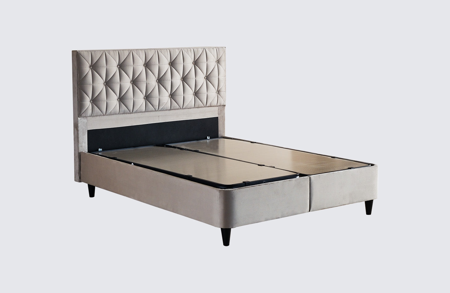 Gulta Glazos 90/120/140/160/180 x 200 cm pelēks - N1 Home