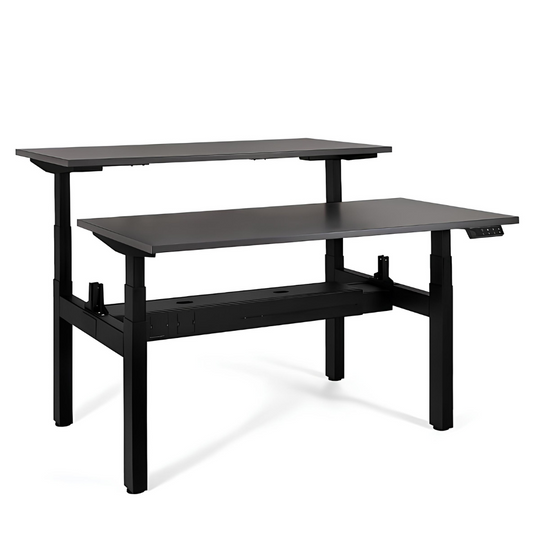 Galds Aktiva II 140; 160/70 cm melns/antracīts - N1 Home