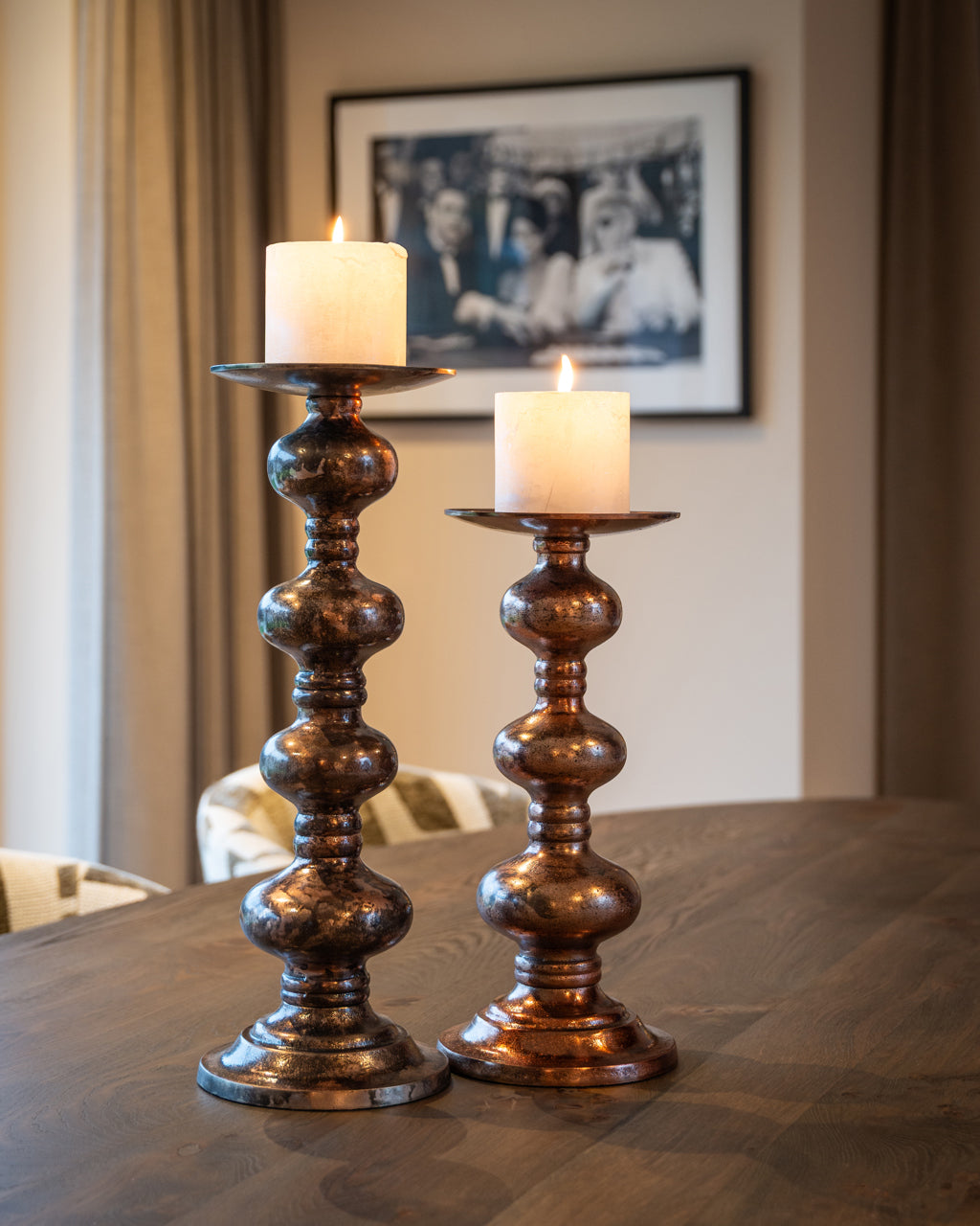 Svečturis Joya S Richmond Interiors 17/40/17 cm copper - N1 Home