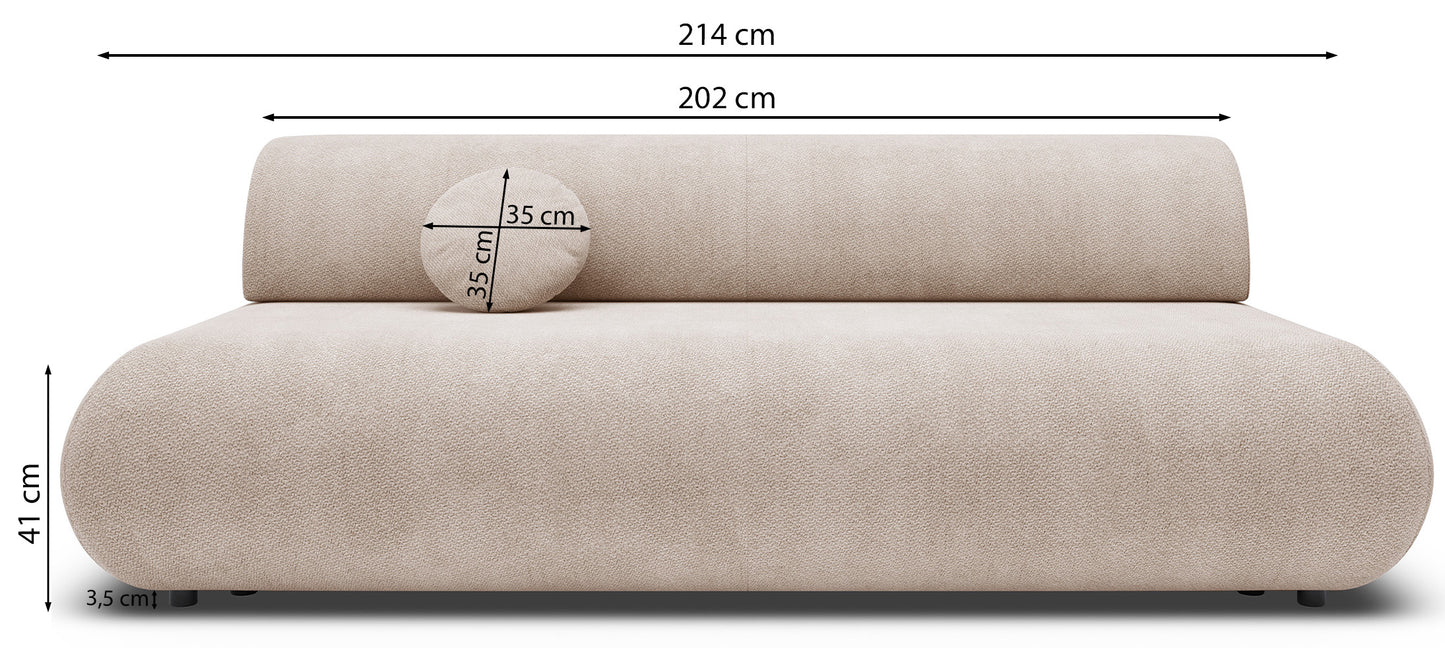 Dīvāns Arman 214/100/74 cm Vinci 75 - N1 Home