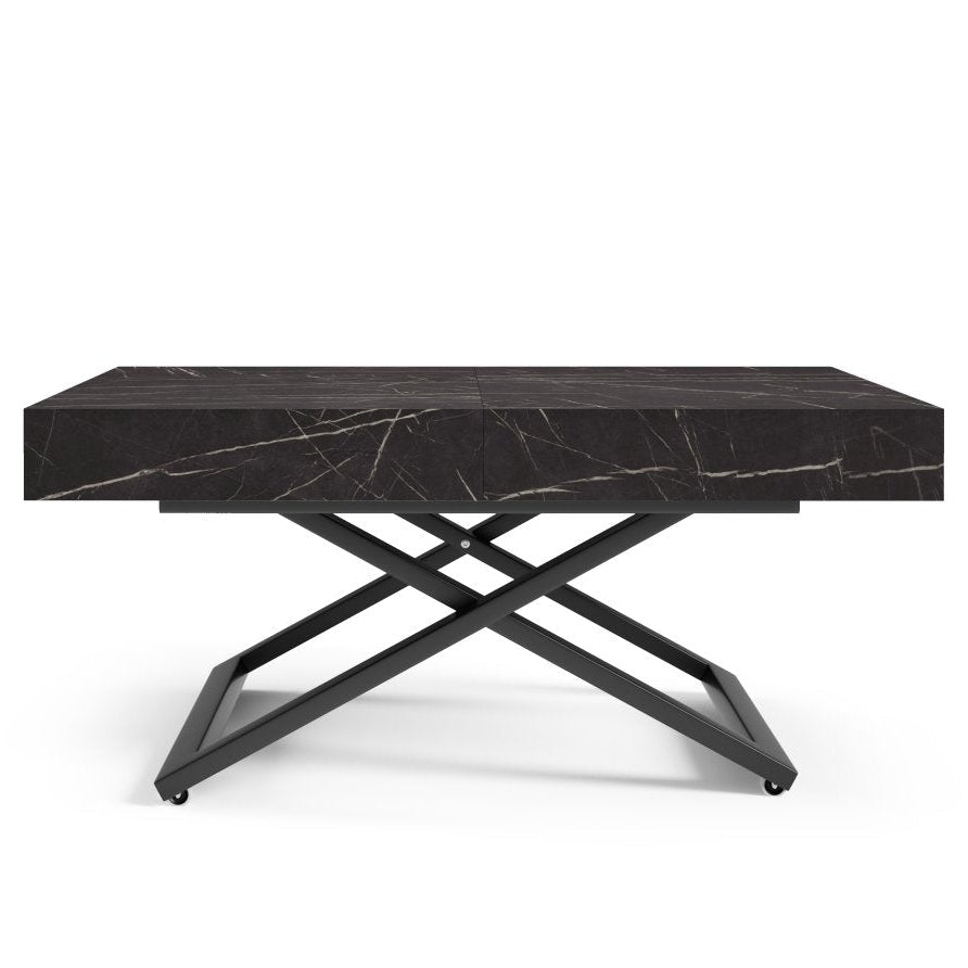 Galds Tiks 27-80/120-200/80 cm melns - N1 Home