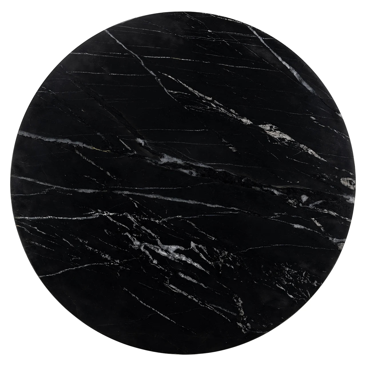 Bistro galds Logan Richmond Interiors 75/75/75 cm melns/zelts - N1 Home