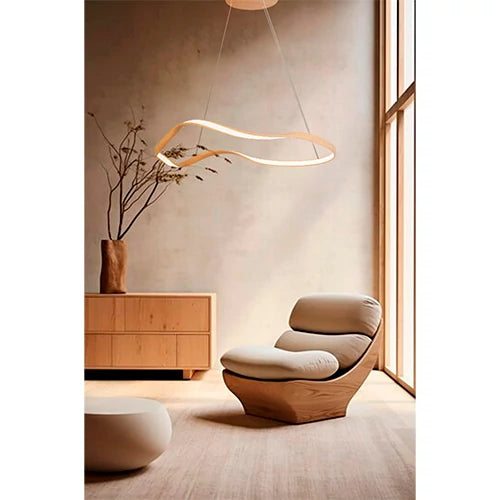 Piekaramā lampa Capri 60/150 cm koks - N1 Home