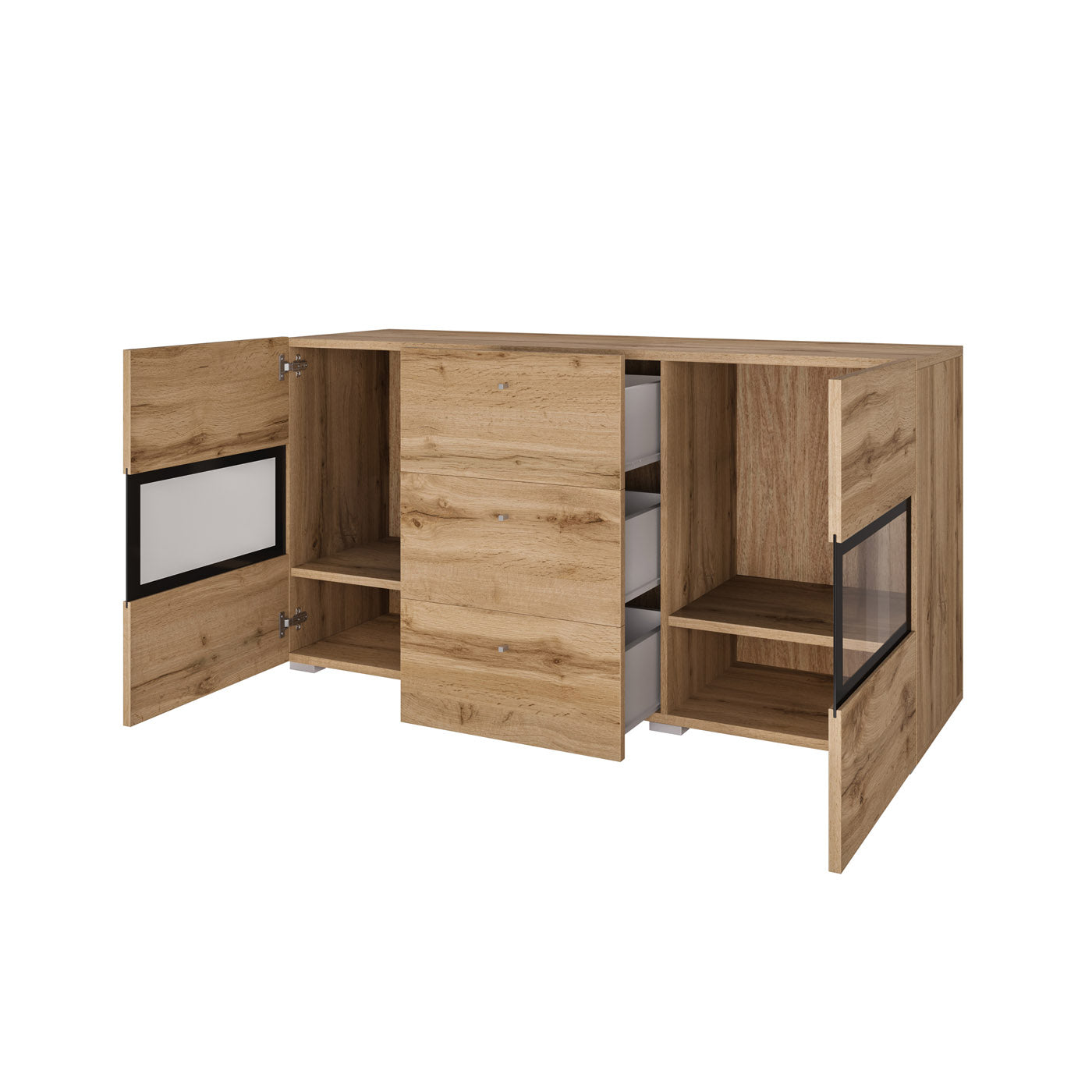 Kumode Barots 132/39/70 cm Votan ozols - N1 Home