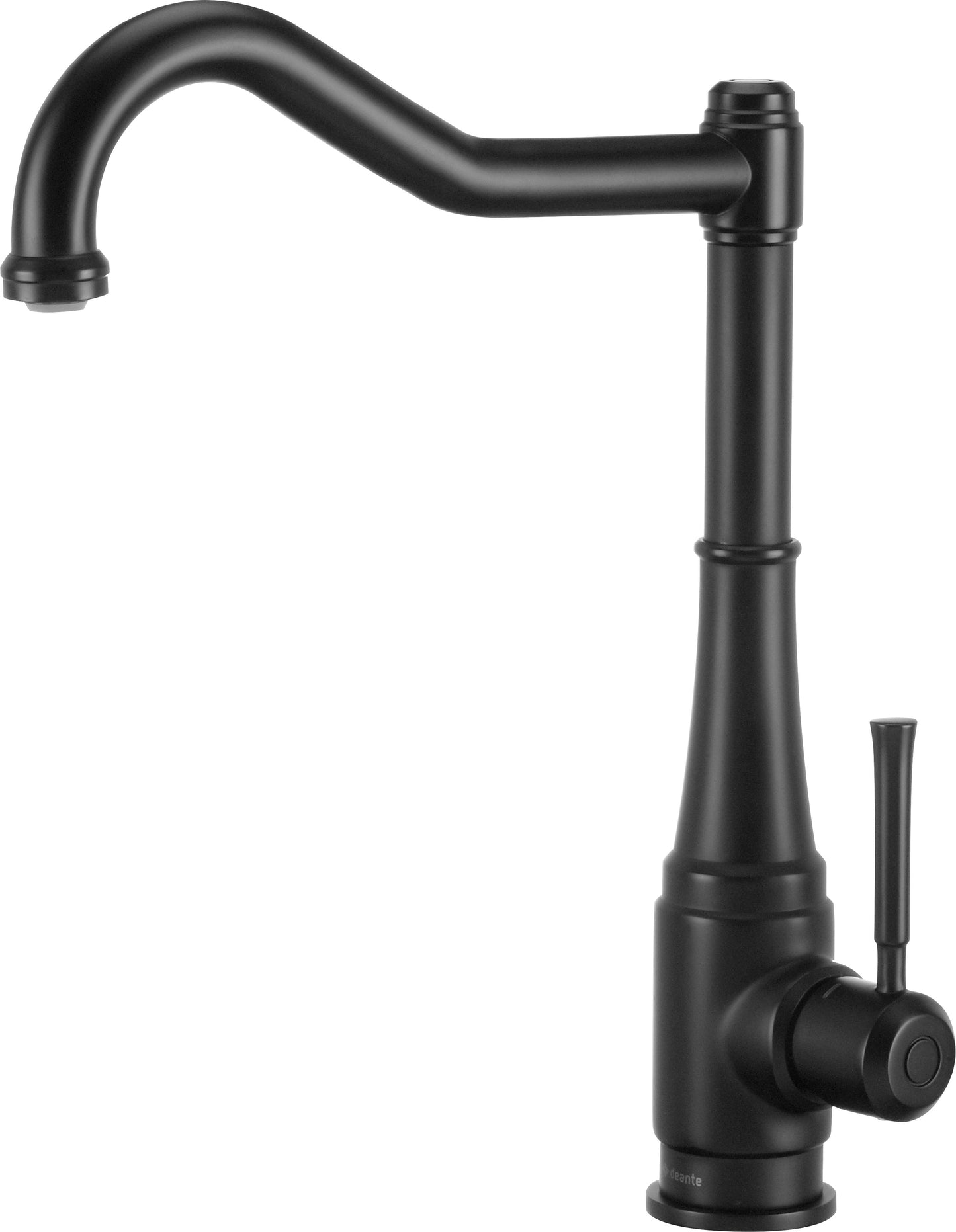 Virtuves jaucējkrāns ar taisnstūra snīpi Tamizo 333 mm nero - N1 Home