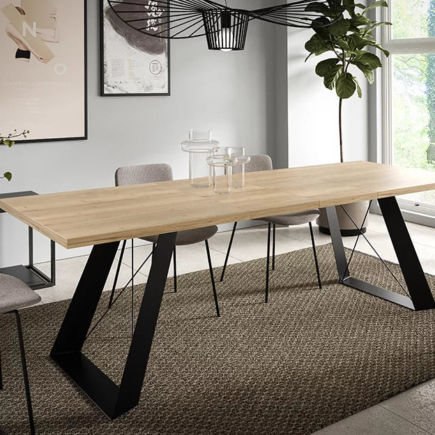 Galds Korsika 140/80/76 cm; 160/90/76 cm Natural Halifax Oak