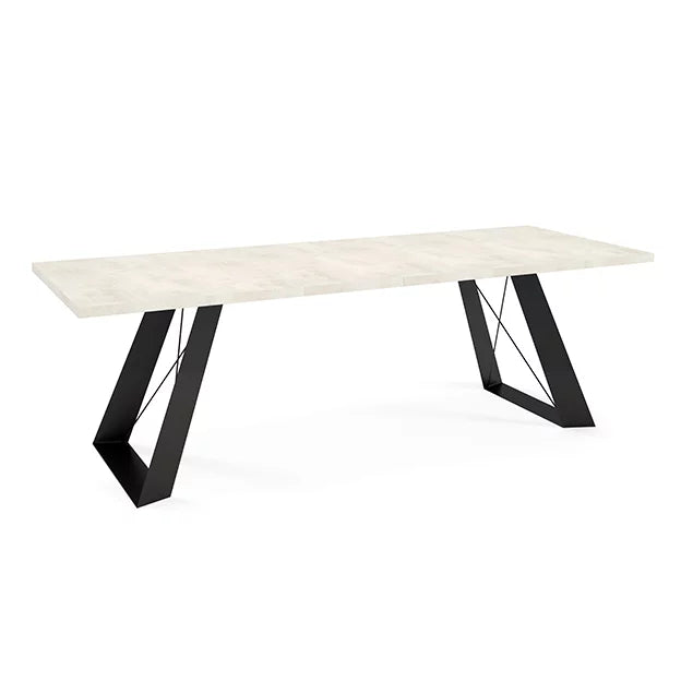 Galds Korsika 140/80/76 cm; 160/90/76 cm White Chromix