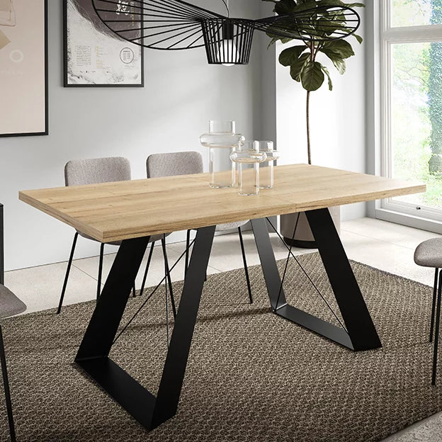 Galds Korsika 140/80/76 cm; 160/90/76 cm Natural Halifax Oak