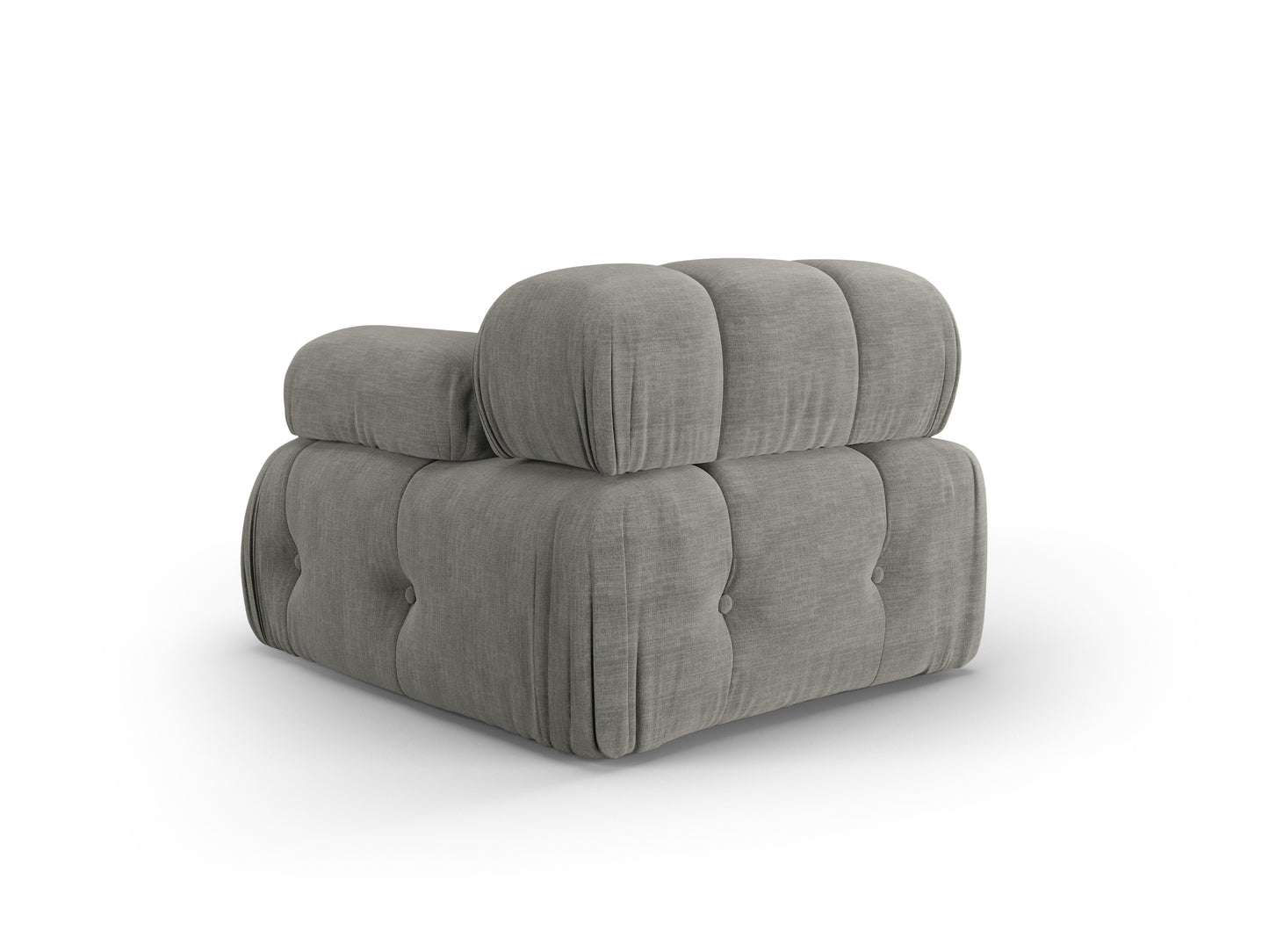 Sofa - krēsls Cosmopolitan Design  Ferento 96x96x71 cm pelēks - N1 Home