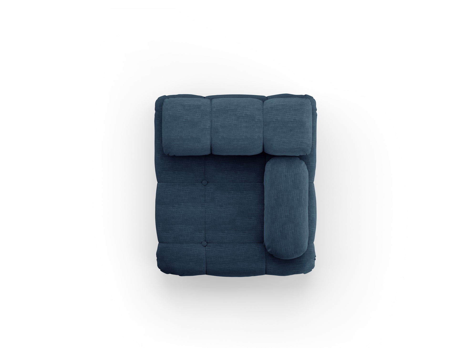 Sofa - krēsls Cosmopolitan Design  Ferento 96x96x71 cm tumši zils - N1 Home