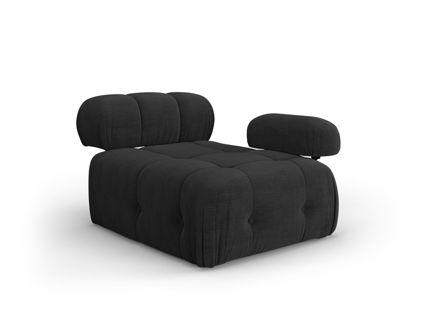 Sofa - krēsls Cosmopolitan Design  Ferento 96x96x71 cm melns - N1 Home