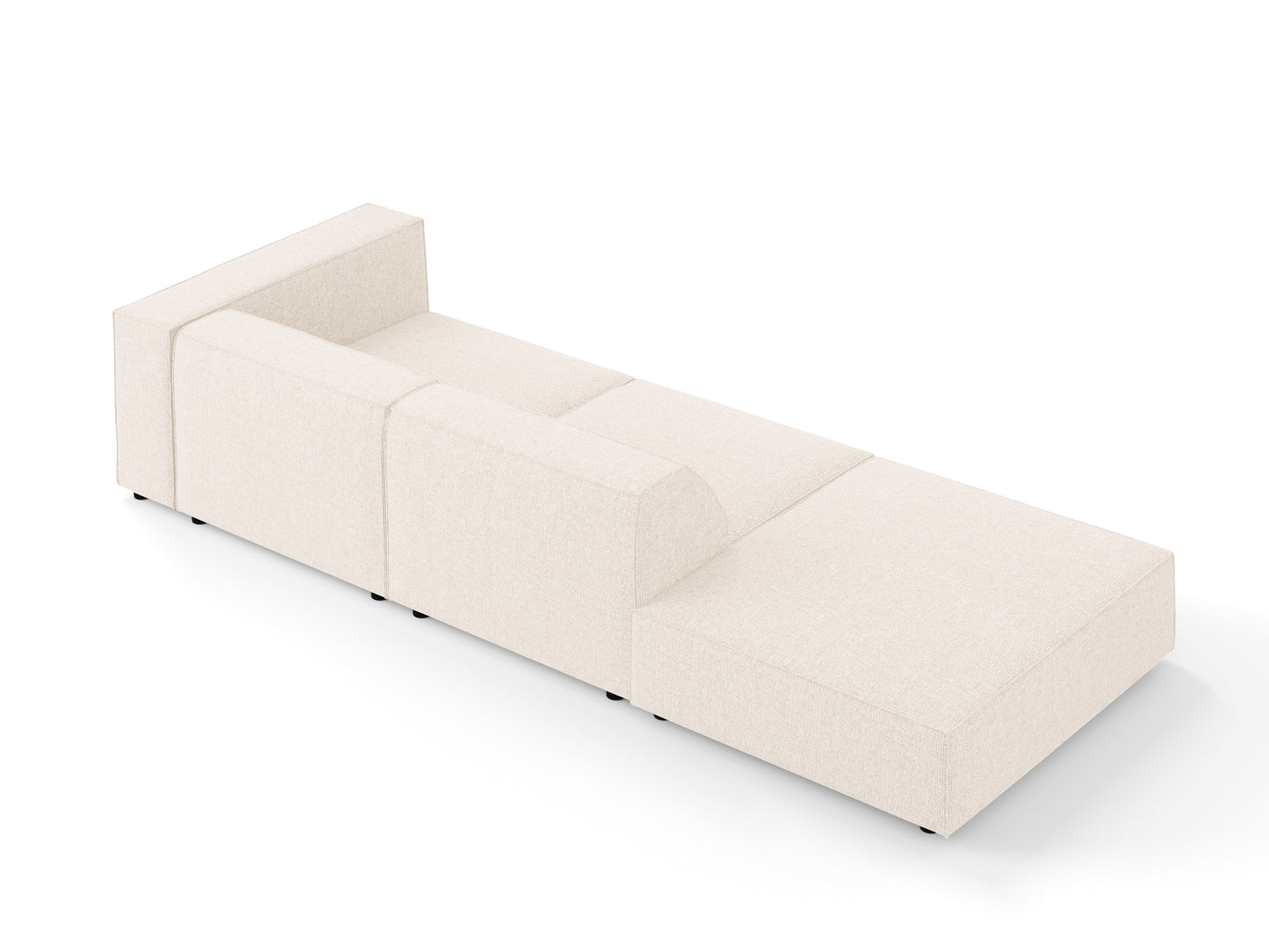 Dīvāns Cosmopolitan Design Arendal 262x102x70 cm krēms - N1 Home