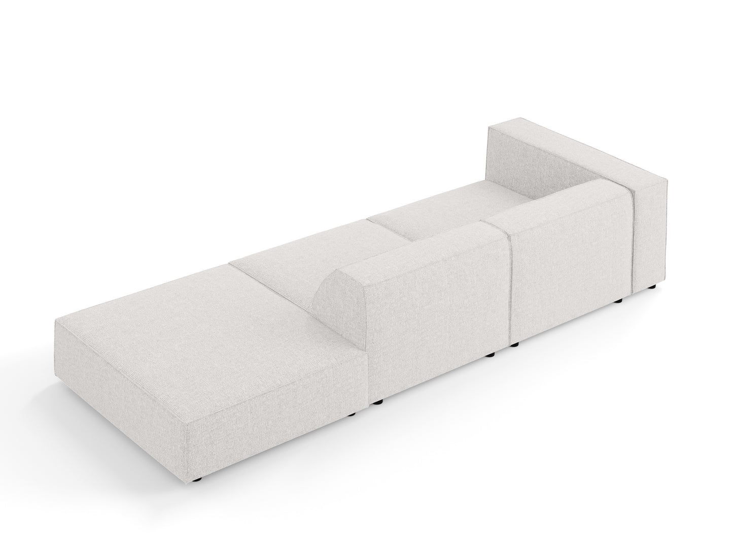 Dīvāns Cosmopolitan Design Arendal 262x102x70 cm gaiši pelēks - N1 Home