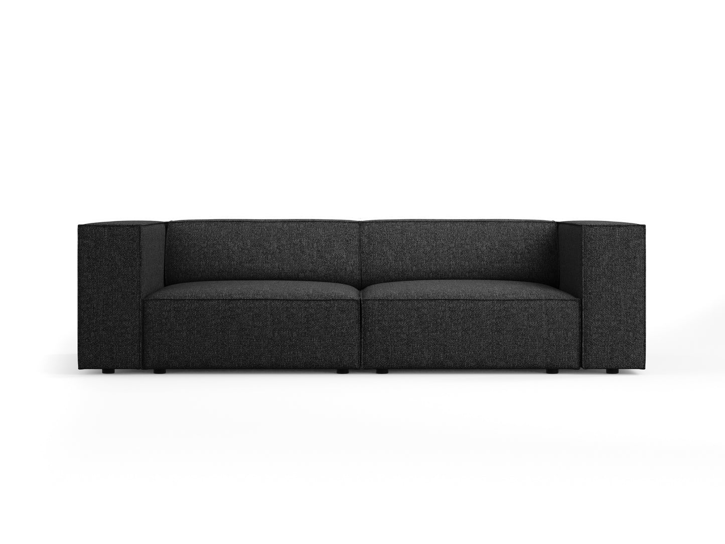Dīvāns Cosmopolitan Design Arendal 204x102x70 cm melns - N1 Home